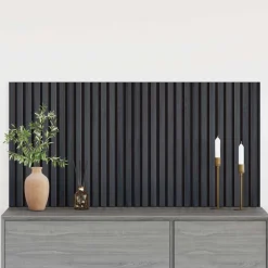 vidaXL Wandpanelen 2 st 60,5 x 60 cm Antracietkleurig