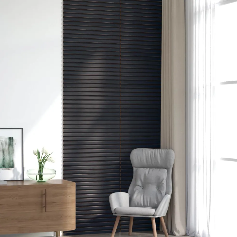 vidaXL Wandpanelen 8 st 60,5 x 60 cm Antraciet