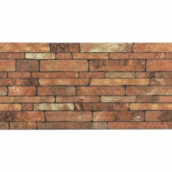 vidaXL Wandpanelen 10 st 100 x 50 cm Bruin en wit EPS-schuim