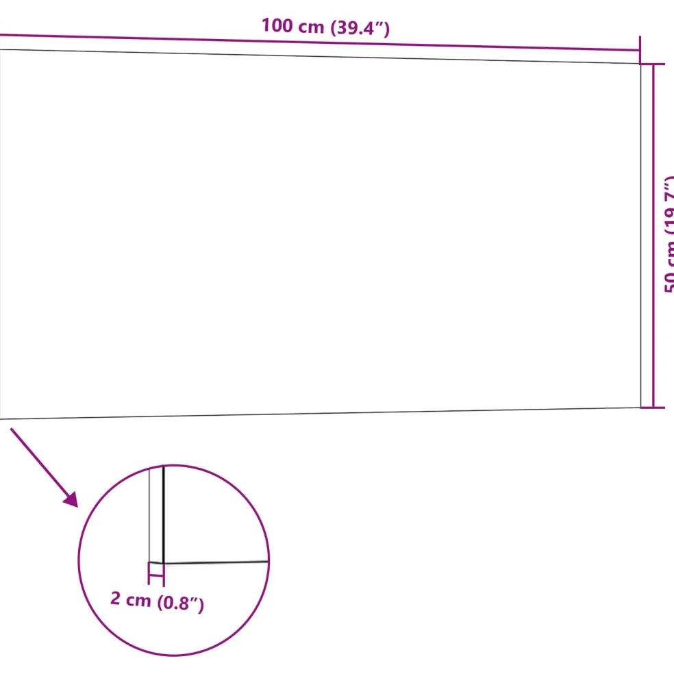 vidaXL Wandpanelen 10 st 100 x 50 cm Bruin en Grijs EPS-schuim