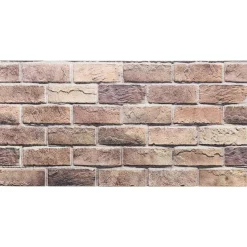 vidaXL Wandpanelen 10 st 100 x 50 cm Bruin en Grijs EPS-schuim