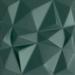vidaXL Wandpanelen 12 st 50 x 50 cm Diamant Groen XPS Schuim