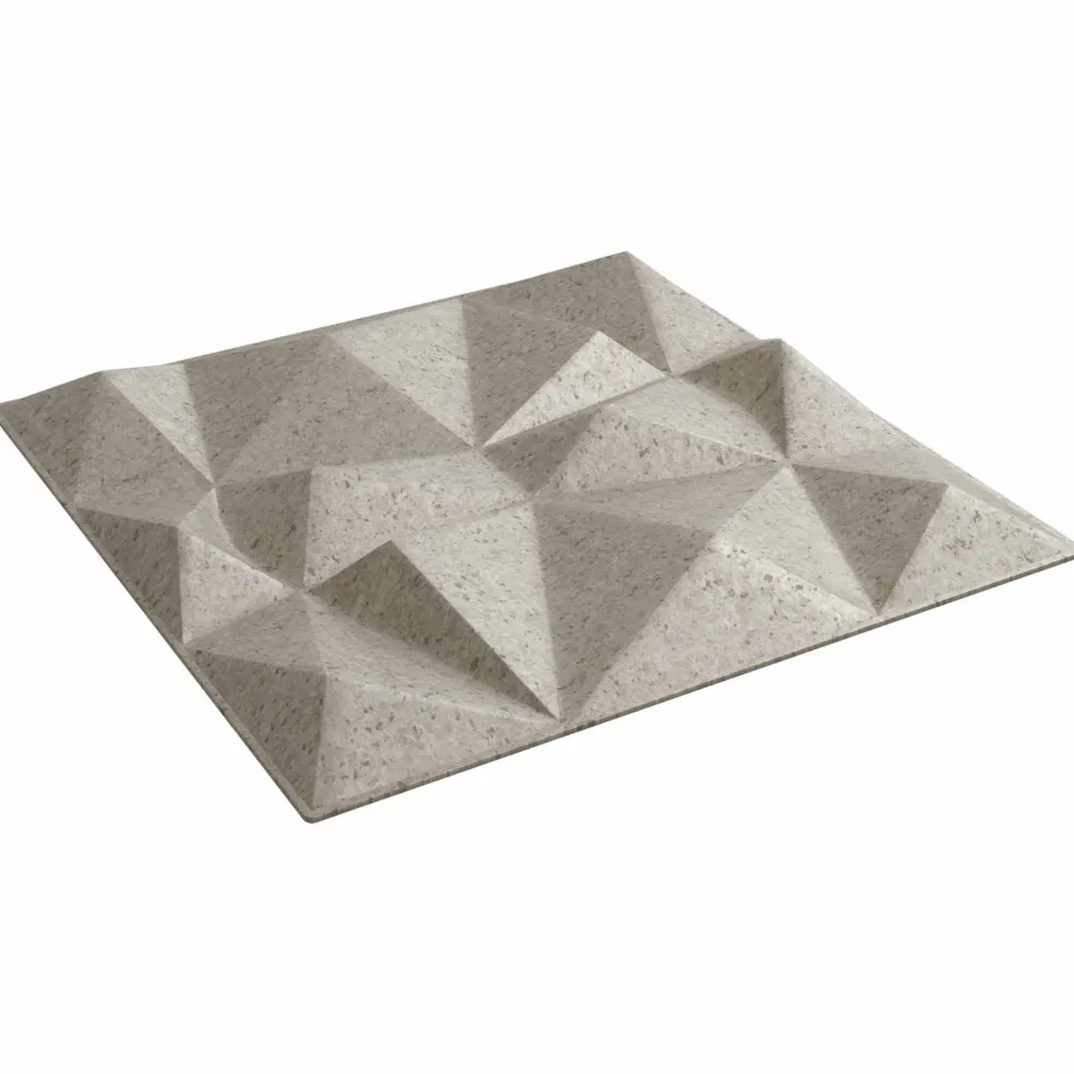 vidaXL Wandpanelen 12 st 50 x 50 cm Diamant Beton XPS Schuim