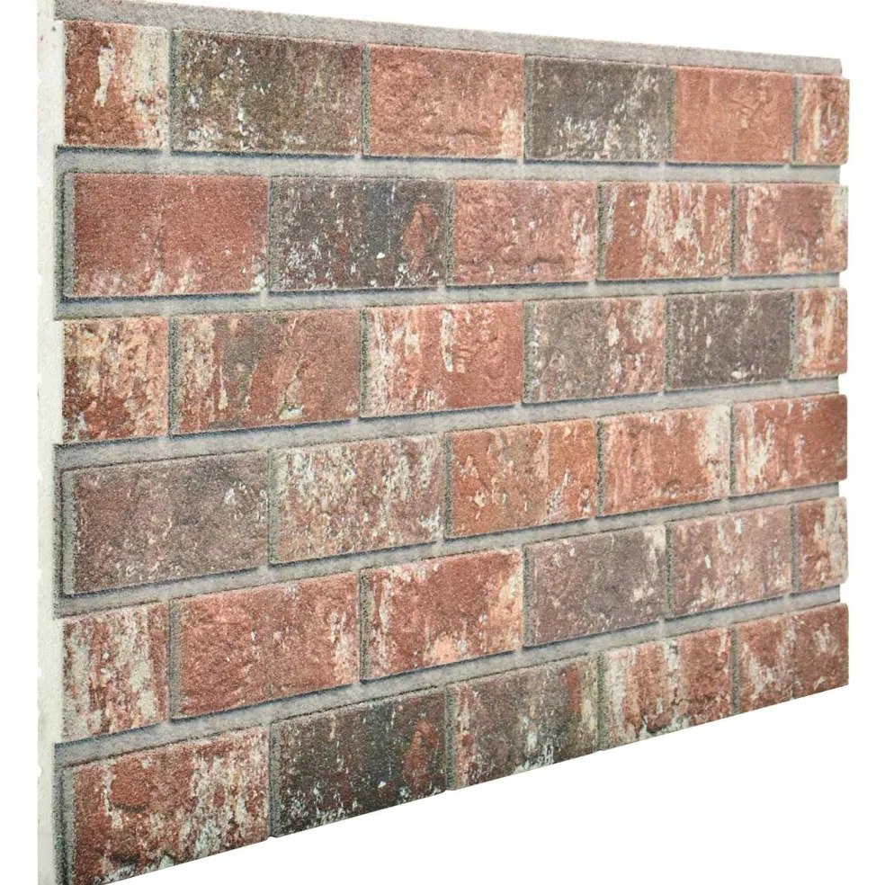 vidaXL Wandpanelen 10 st 100 x 50 cm Donkerbruin en Grijs EPS-schuim