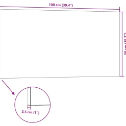 vidaXL Wandpanelen 5 st 100 x 50 cm Licht Bruin EPS-schuim