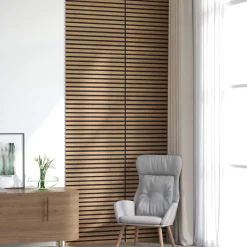 vidaXL Wandpanelen 8 st 60,5 x 60 cm Naturel
