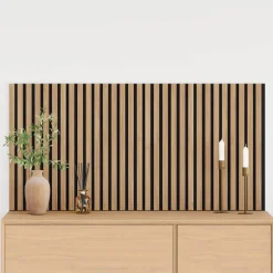 vidaXL Wandpanelen 2 st 60,5 x 60 cm Naturel