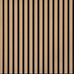 vidaXL Wandpanelen 2 st 60,5 x 60 cm Naturel