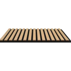 vidaXL Wandpanelen 2 st 60,5 x 60 cm Naturel