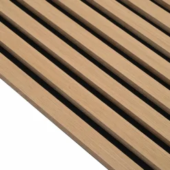 vidaXL Wandpanelen 2 st 60,5 x 60 cm Naturel