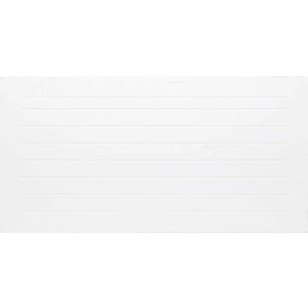 vidaXL Wandpanelen 10 st 100 x 50 cm Rood en Wit EPS-schuim