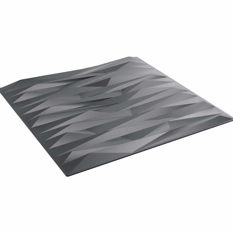vidaXL Wandpanelen 12 st 50 x 50 cm Stone Grey XPS Schuim