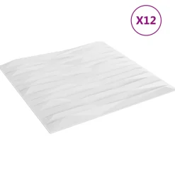 vidaXL Wandpanelen 12 st 50 x 50 cm Witte Ster XPS Schuim