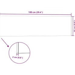 vidaXL Wandpanelen 10 st 100 x 25 cm Wit en Rood EPS-schuim