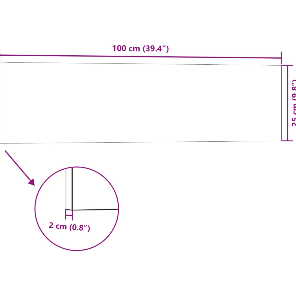 vidaXL Wandpanelen 10 st 100 x 25 cm Wit en Rood EPS-schuim