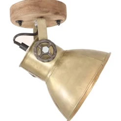 vidaXL Wand- / plafondlampen industrieel 2 st gerecycled E27 17x24 cm