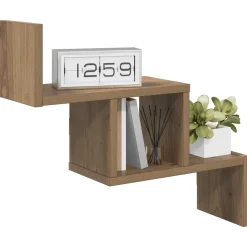 vidaXL Wandplank Artisanaal eiken 48 x 15 x 42 cm Bewerkt hout