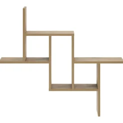 vidaXL Wandplank Artisanaal eiken 87 x 17 x 75 cm Bewerkt hout