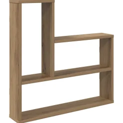 vidaXL Wandplank Artisanaal eiken 60 x 11 x 60 cm Bewerkt hout