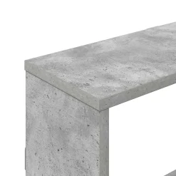 vidaXL Wandplank Betongrijs 122 x 18 x 60 cm Bewerkt hout