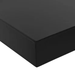 vidaXL Wandplanken zwevend 2 st 40x20x3,8 cm zwart
