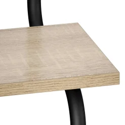 vidaXL Wandplank met 2 niveaus Sonoma Eiken 80 x 24,5 x 61 cm