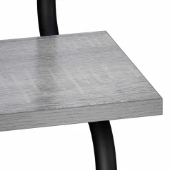 vidaXL Wandplank met 2 niveaus Grijs Sonoma 80 x 24,5 x 61 cm