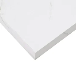 vidaXL Wandplank Muurmontage Wit Marmer 23 x 23,5 x 3,8 cm
