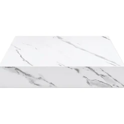 vidaXL Wandplank Muurmontage Wit Marmer 23 x 23,5 x 3,8 cm