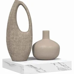 vidaXL Wandplank Muurmontage Wit Marmer 23 x 23,5 x 3,8 cm