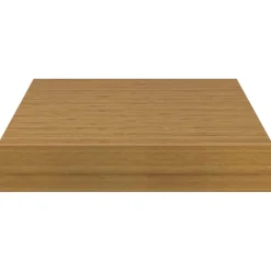 vidaXL Wandplank Muurmontage Beige 23 x 23,5 x 3,8 cm Bewerkt hout