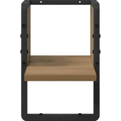 vidaXL Wandplank Muurmontage Ambachtelijk eiken 20 x 25 x 30 cm