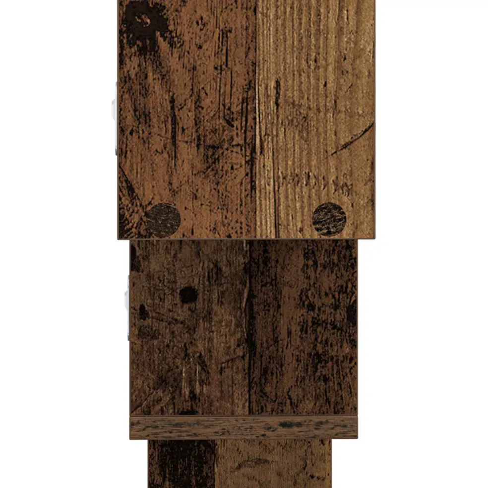 vidaXL Wandplank Oud hout 48 x 15 x 42 cm Bewerkt hout