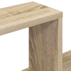 vidaXL Wandplank Sonoma Eiken 100 x 13 x 100 cm Bewerkt hout