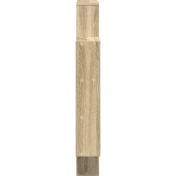 vidaXL Wandplank Sonoma Eiken 100 x 13 x 100 cm Bewerkt hout