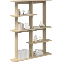 vidaXL Wandplank Sonoma Eiken 102 x 20 x 130 cm Bewerkt hout