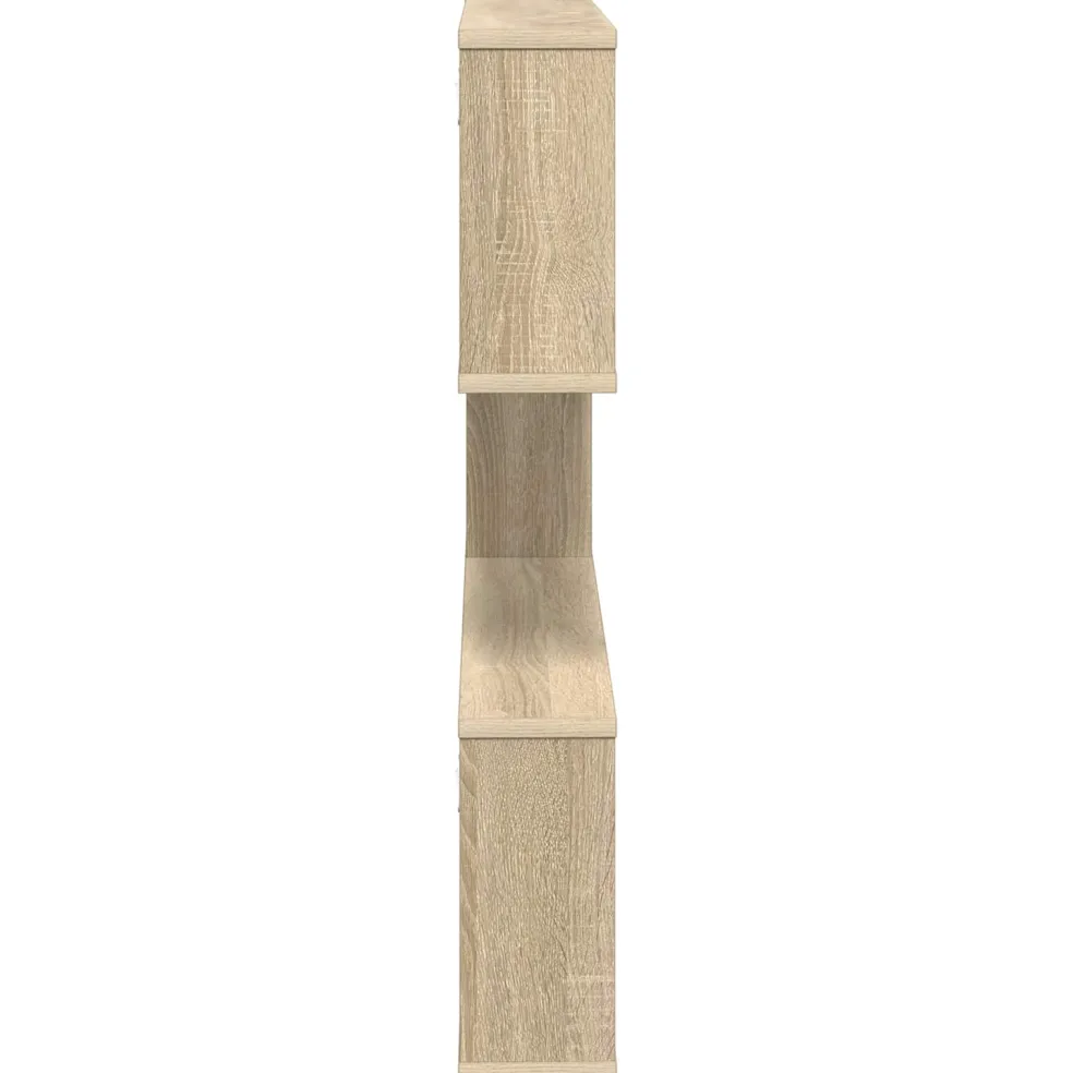 vidaXL Wandplank Sonoma Eiken 80 x 12 x 79,5 cm Bewerkt hout