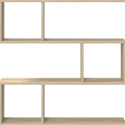 vidaXL Wandplank Sonoma Eiken 80 x 12 x 79,5 cm Bewerkt hout
