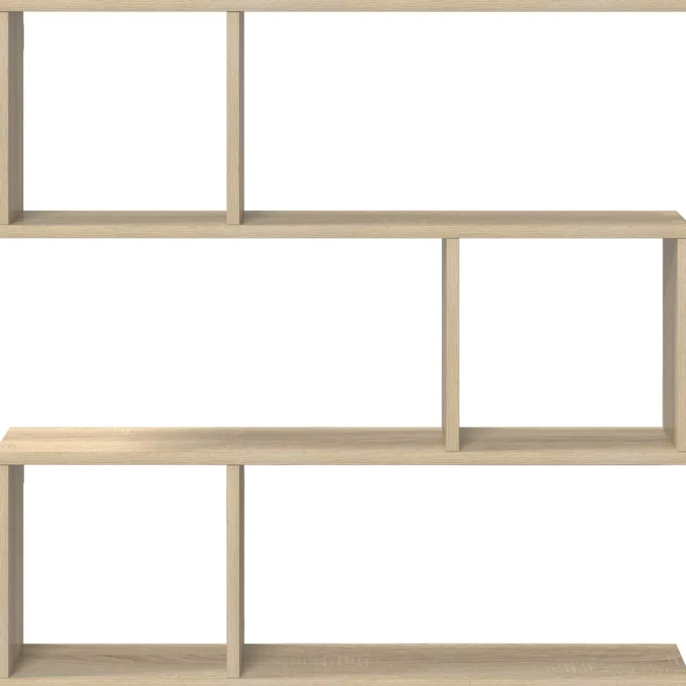 vidaXL Wandplank Sonoma Eiken 80 x 12 x 79,5 cm Bewerkt hout