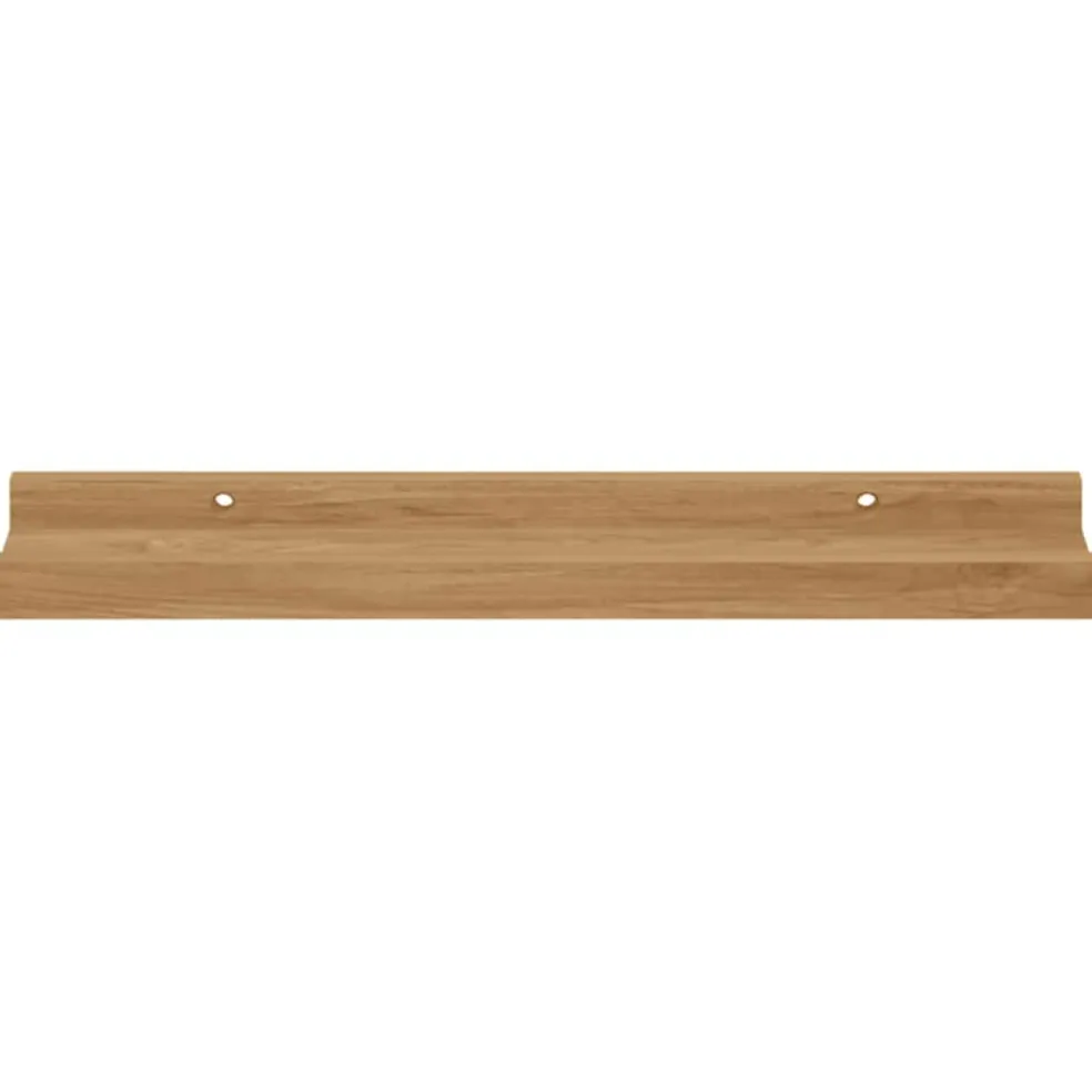 vidaXL Wandplank 2 st Bruin 40 x 9 x 3 cm Bewerkt hout