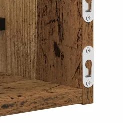 vidaXL Wandplank 2 st Oudhout 60 x 16 x 14 cm