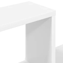 vidaXL Wandplank Wit 90 x 25 x 90 cm Bewerkt hout