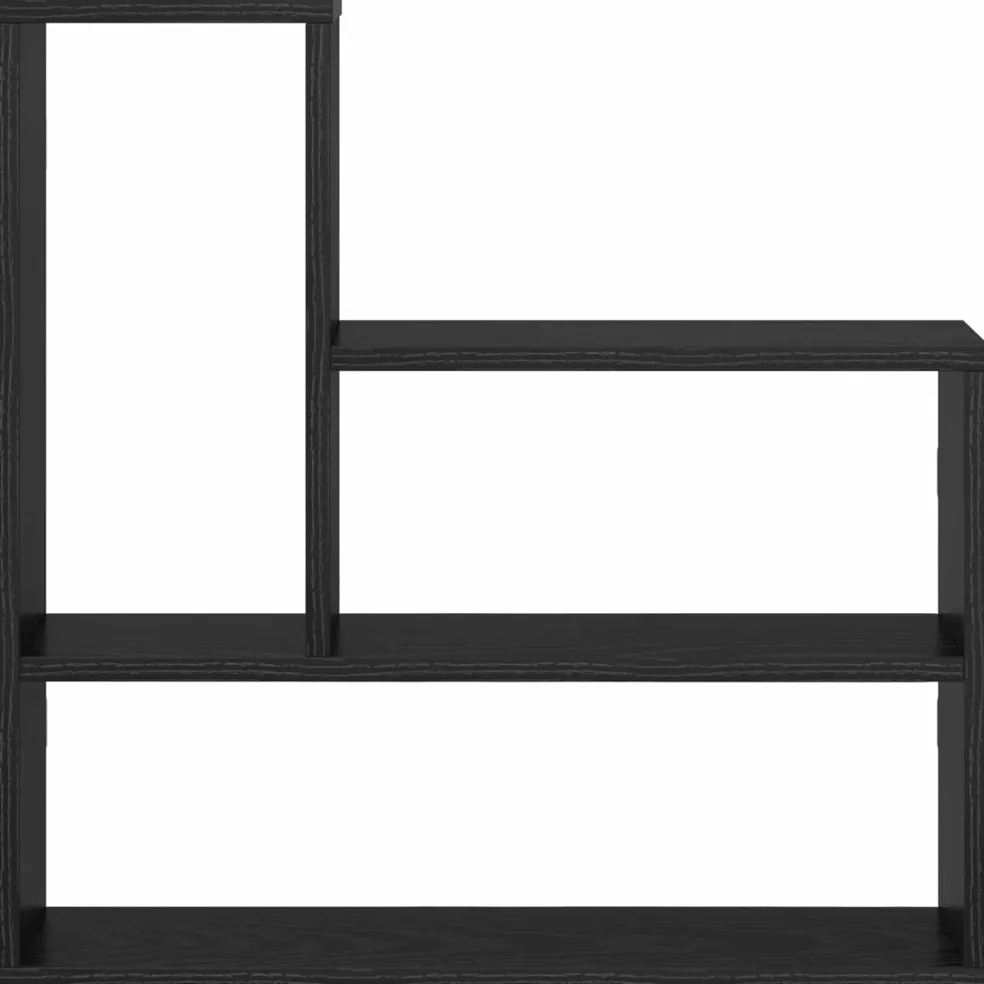 vidaXL Wandplank Zwart eiken 60 x 11 x 60 cm Bewerkt hout