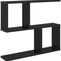 vidaXL Wandplank Zwart eiken 60 x 12 x 50,5 cm Bewerkt hout