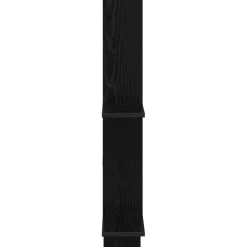 vidaXL Wandplank Zwart eiken 61 x 15 x 102 cm Bewerkt hout