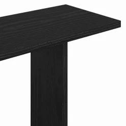 vidaXL Wandplank Zwart eiken 61 x 15 x 102 cm Bewerkt hout