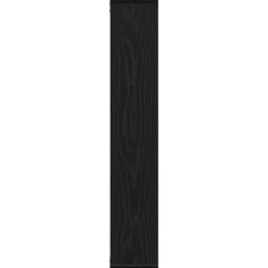 vidaXL Wandplank Zwart Eiken 36x16x90 cm Bewerkt Hout