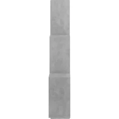 vidaXL Wandschap kubus 78x15x93 cm bewerkt hout betongrijs