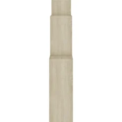 vidaXL Wandschap kubus 80x15x78,5 cm bewerkt hout sonoma eiken
