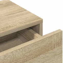 vidaXL Wandschap met lades 60x26,5x15cm bewerkt hout sonoma eikenkleur